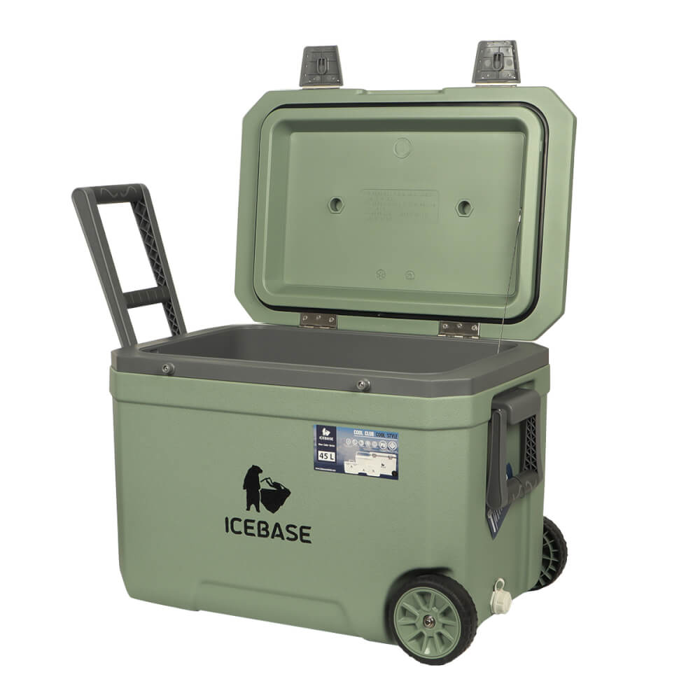 กระติกน้ำแข็งเก็บความเย็น ICEBASE รุ่น CLP-301/GN (PEGASUS) ขนาด 45 ลิตร สีเขียว